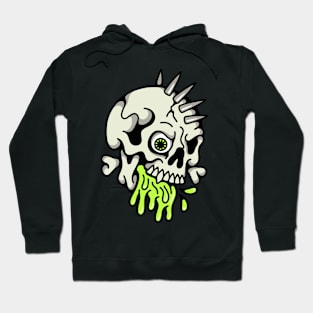 Skull the punk Hoodie